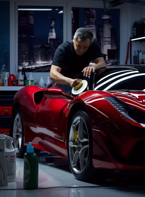 man-polish-car-garage_926199-4008206